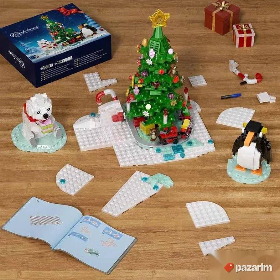lego set kockica jelka sa svetlom novo 802pcs 3