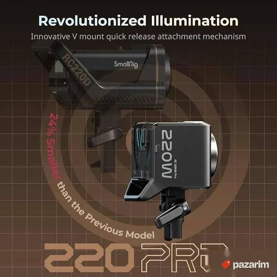 SmallRig RC 220B Pro COB LED Video Light 220W 2