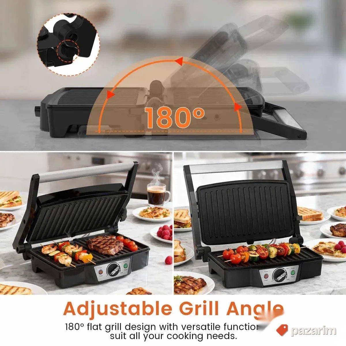 Toster 1800w rasklapanje novo 1