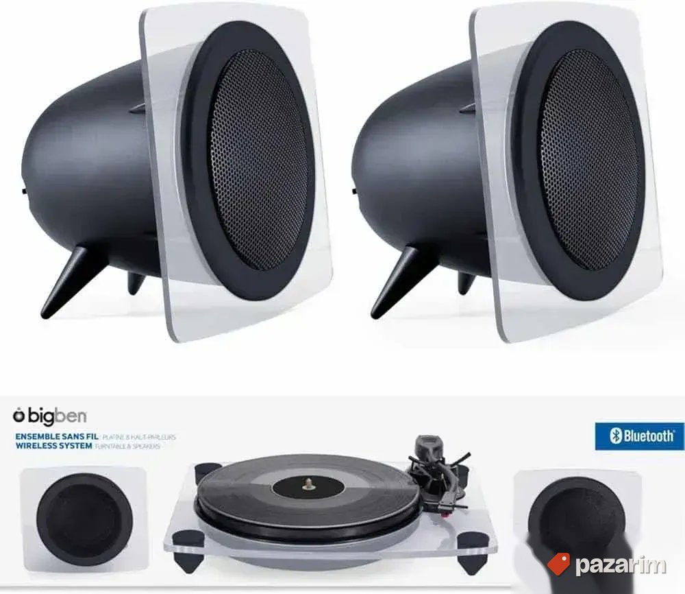 BigBen bt gramofon bezicni zvucnjaci stakleni novo 1