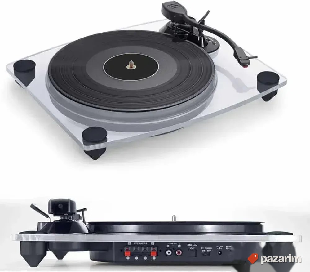 BigBen bt gramofon bezicni zvucnjaci stakleni novo 3