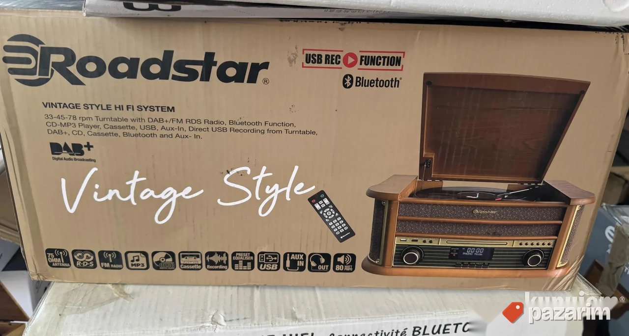Roadstar HIF-1996D+BT – Hi-Fi Gramofon 7