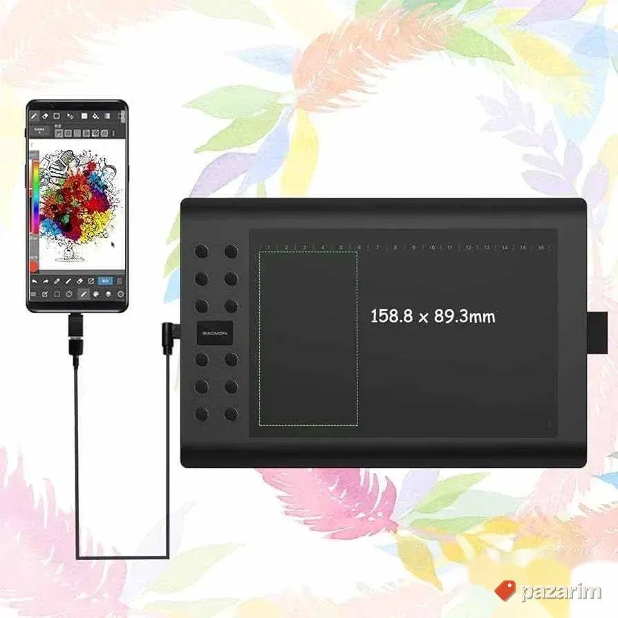 GAOMON M106K PRO Grafički tablet za crtanje 254x158.8mm 4