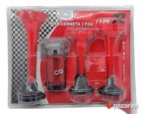 Truba za vozila 12/24v 3 trube sa kokpresorom 600/765/810 Hz