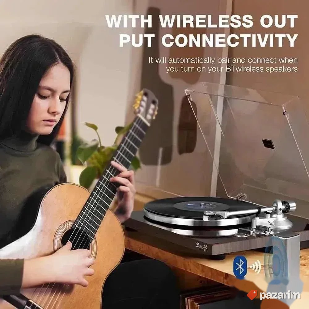 Vinil gramofon sa magnetnim kertridzom bluetooth 5