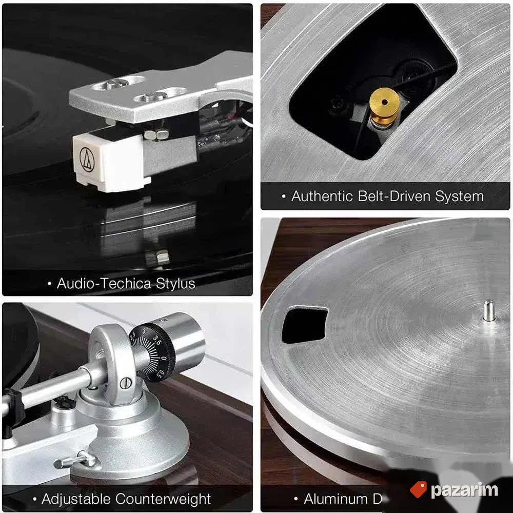 Vinil gramofon sa magnetnim kertridzom bluetooth 6