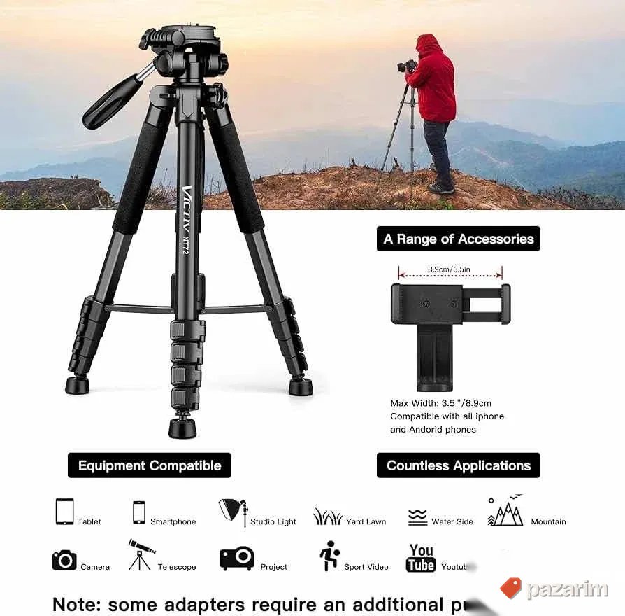 victiv t72 stalak tripod dalr kamere 4