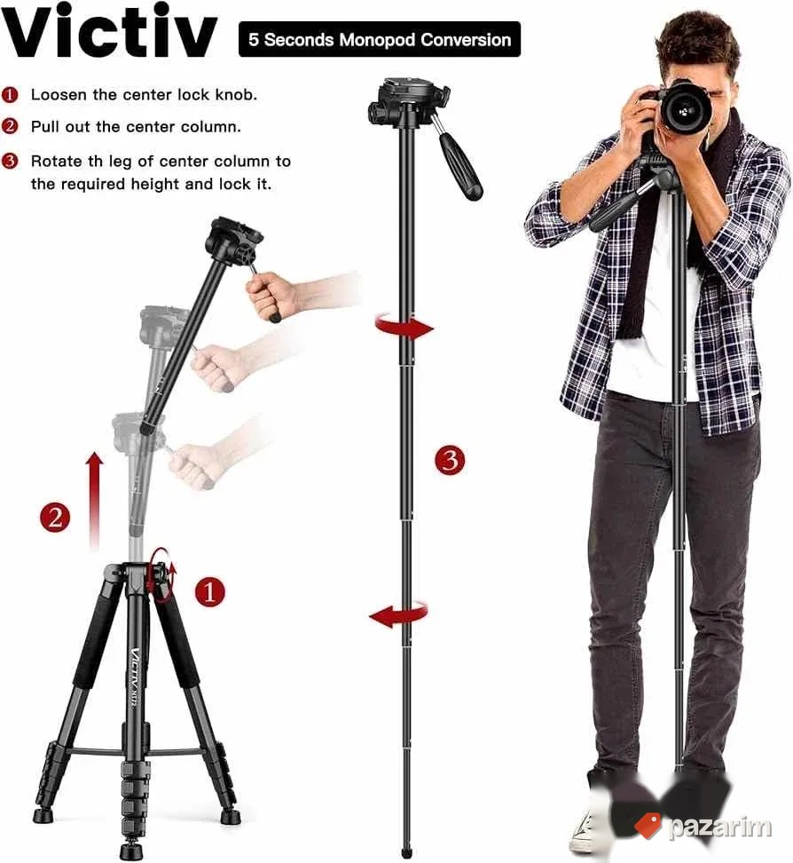 victiv t72 stalak tripod dalr kamere 5