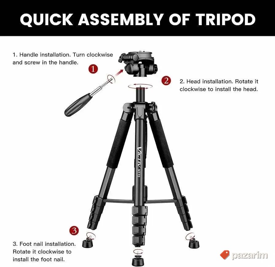 victiv t72 stalak tripod dalr kamere 8