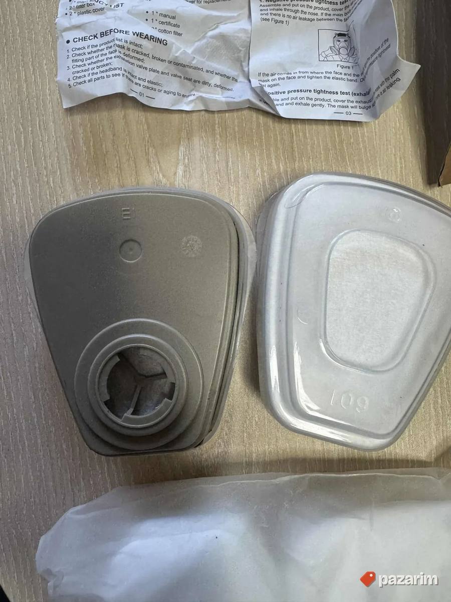 3m maska za celo lice sa 4 filtera novo 7