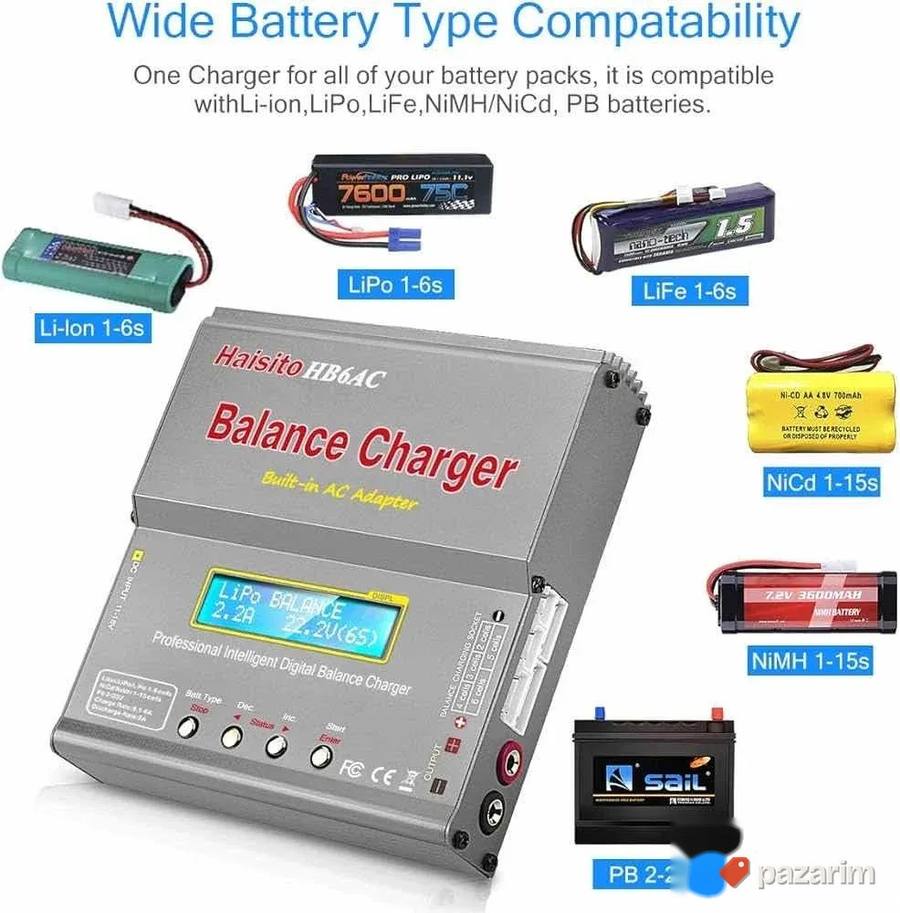 Lipo balance punjac duplo napajanje lion nimh nicd rc bat 2