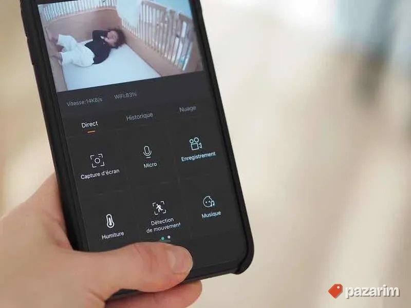 BEABA zen premium kamera i roditeljska jedinica za bebe 6