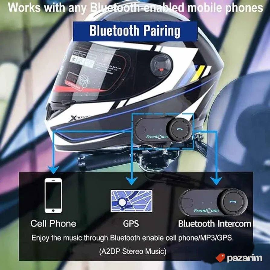 FreedConn T-COM VB Bluetooth interkom 3