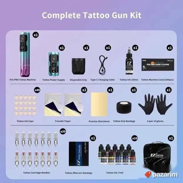 EZ Tato P2S Pro pen masinica za tetoviranje 2 bat 2