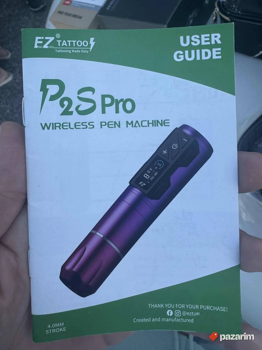 EZ Tato P2S Pro pen masinica za tetoviranje 2 bat 8