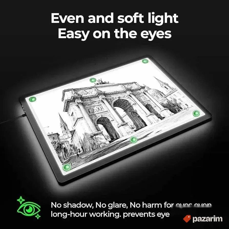 A2 magnetna led tabla podloga za crtanje precrtavanje 2