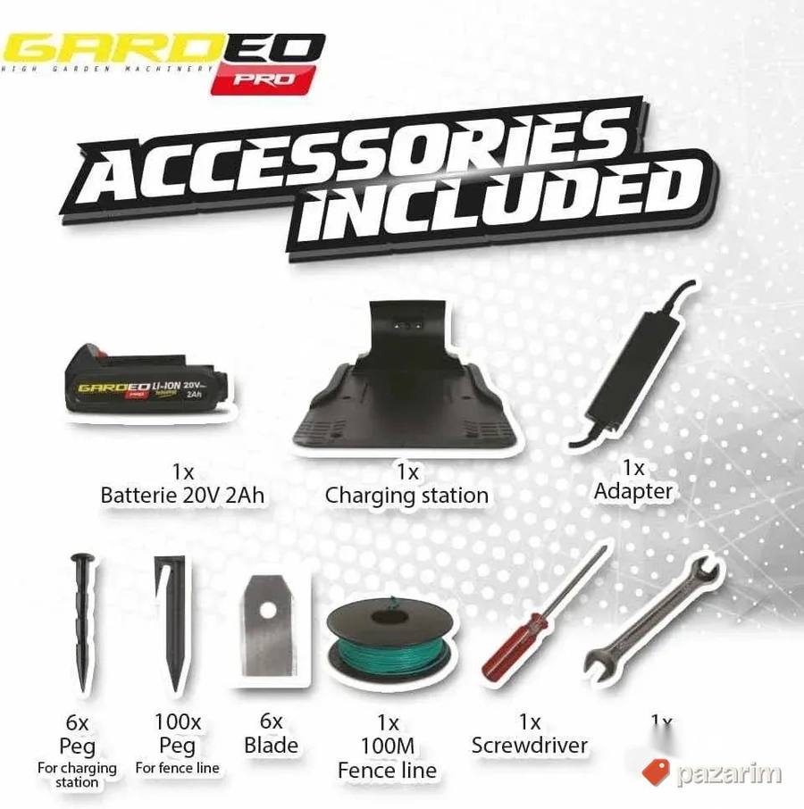 GARDEO PRO robotska kosilica smart wi fi 800m2 4