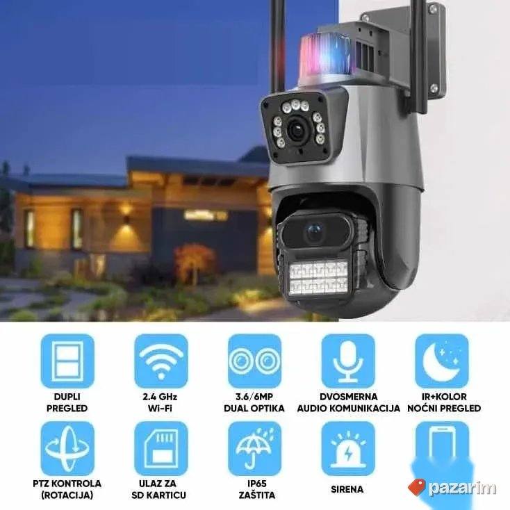 Spoljna WIFI Kamera 360 stepeni Sigurnosna 3