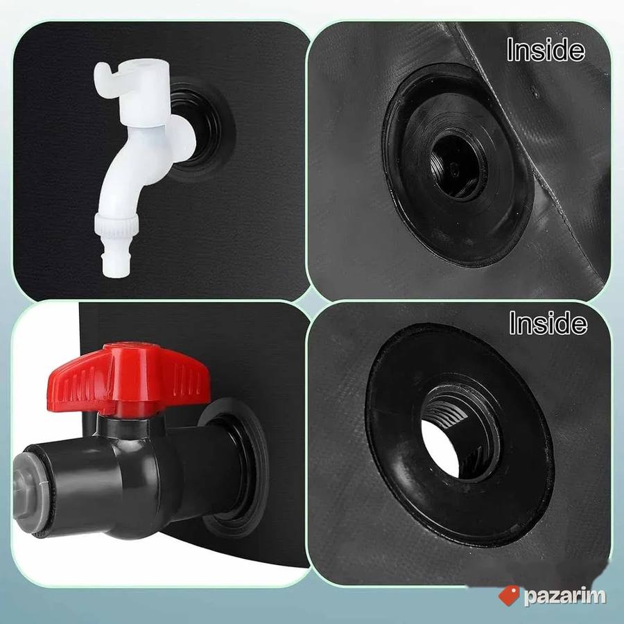 sklopivo pvc bure za skupljanje kise za kisnicu jovo 380l 6
