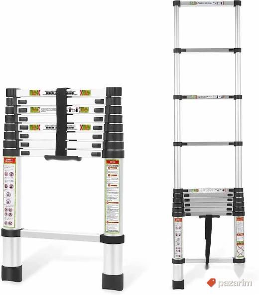 Teleskopske aluminijumske merdevine 2,6 m