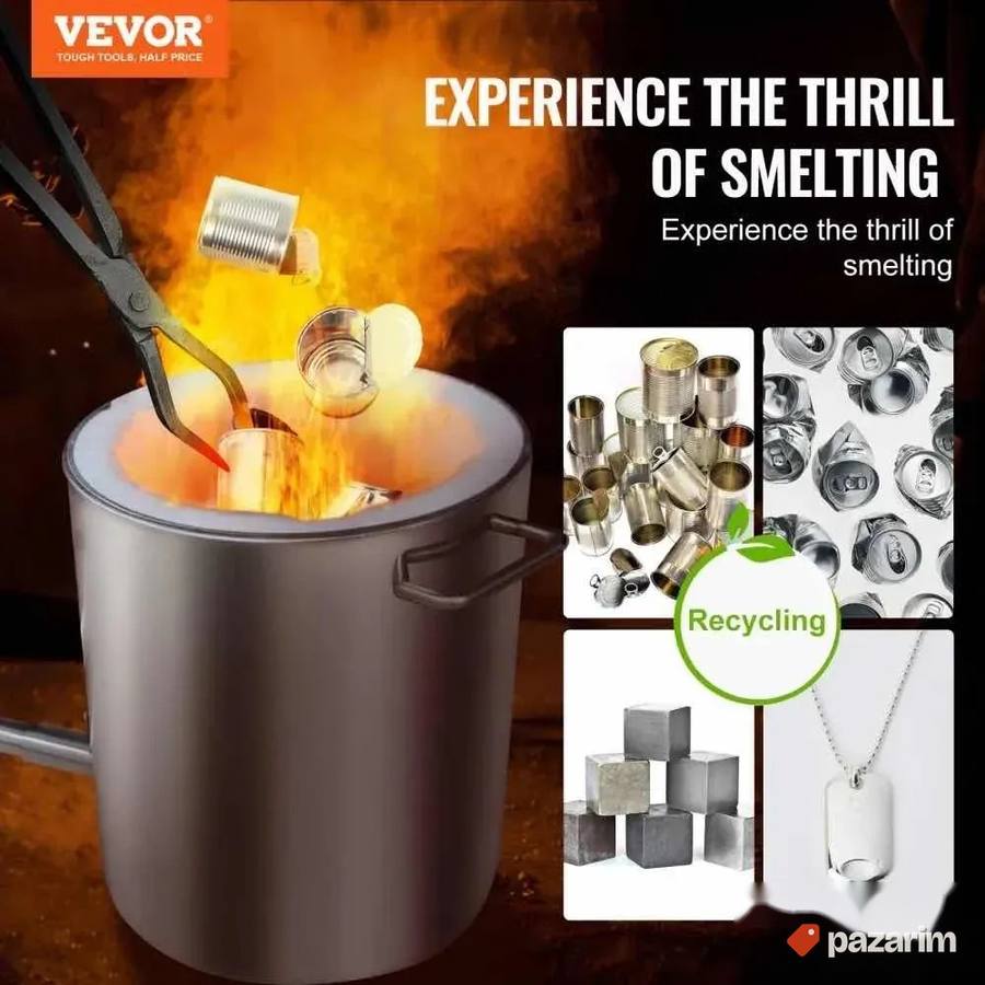 pecka za topljen metale zlato itsd 6kg VEVOR propane furnace 2