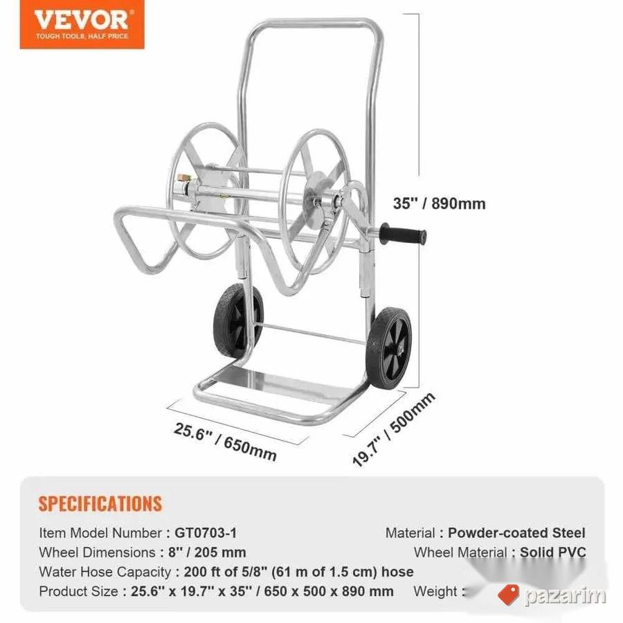VEVOR bastenska kolica za creco do 60m 7