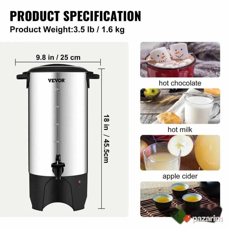 VEVOR kuvalo za kafu 1000w 7