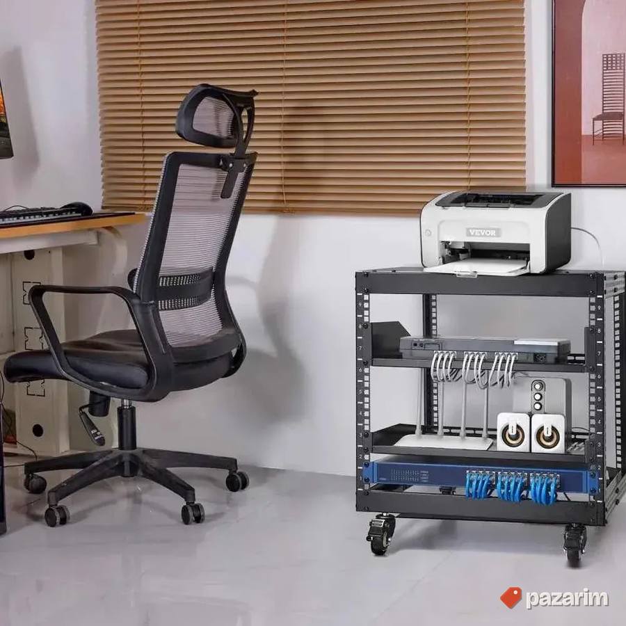 VEVOR 9U Serverski Rack – Mrežno Kućište sa Točkićima, Podes 8