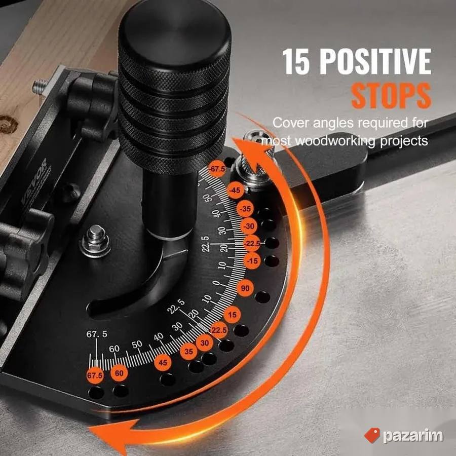 VEVOR TN-1122A Miter Gauge – Precizni ugaoni graničnik za st 3