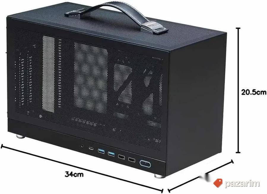 S400 Mini-ITX / SFF Kućište 10.8L – USB 3.0 + Type-C – PCIe 7