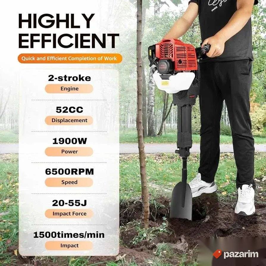 Benzinski cekic lopata novo 1900w 52cc 2
