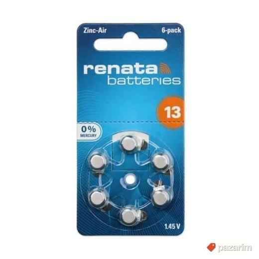 Renata ZA13 baterije za slusni aparat - 6 kom
