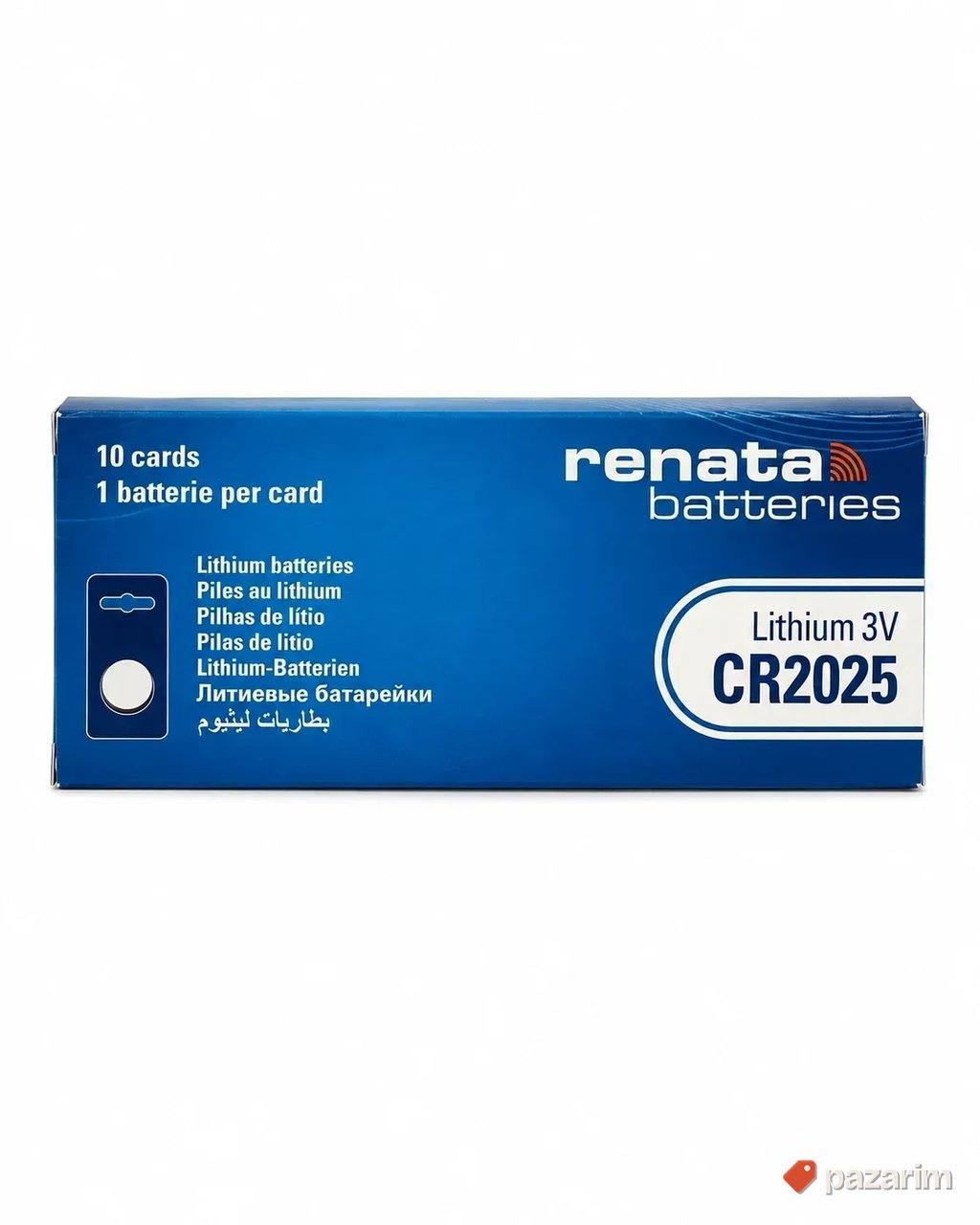 Renata CR2025 baterije - 10 kom 1