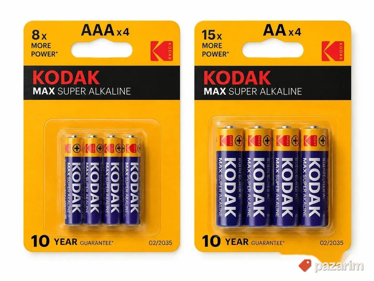 Kodak AAA i AA alkalne baterije - 4 kom 1