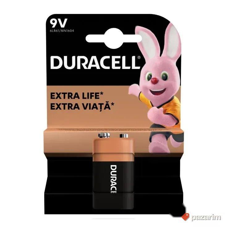 Durasel 9V alkalne baterije 1