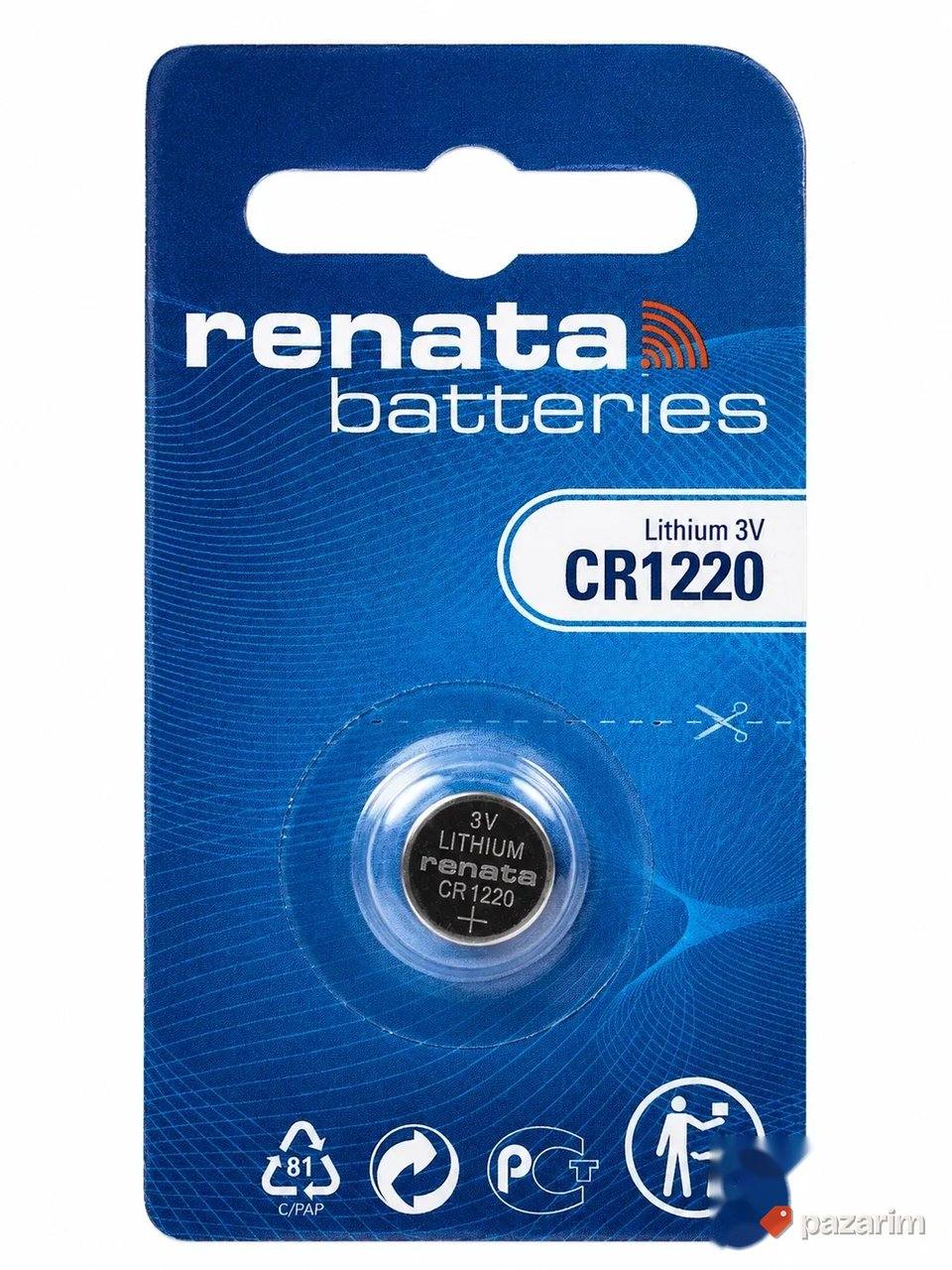 Renata CR1220 baterije 1