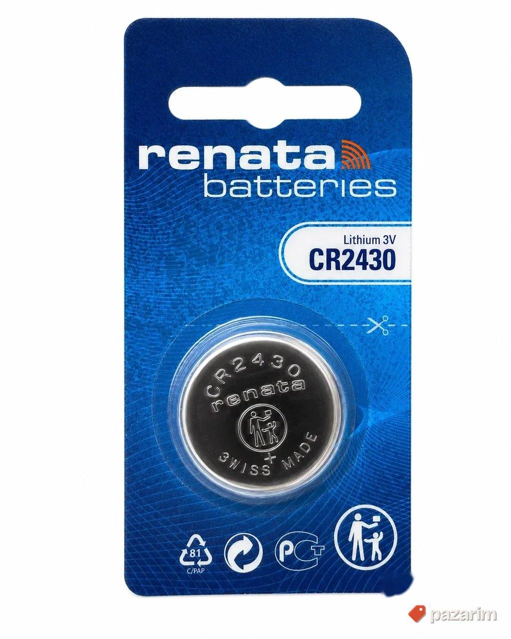Renata CR2430 baterije 1