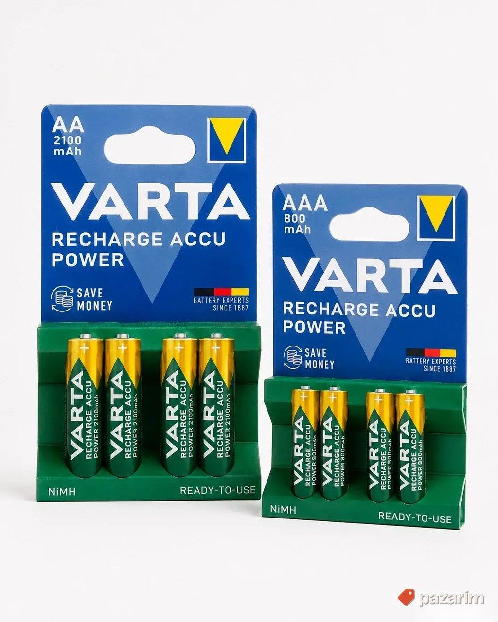 Varta punjive baterije AA 2100mAh i AAA 800mAh - 4 kom 1