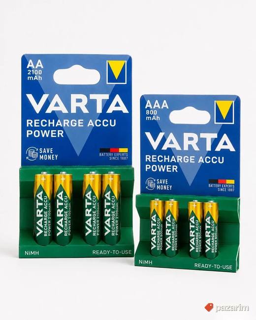 Varta punjive baterije AA 2100mAh i AAA 800mAh - 4 kom