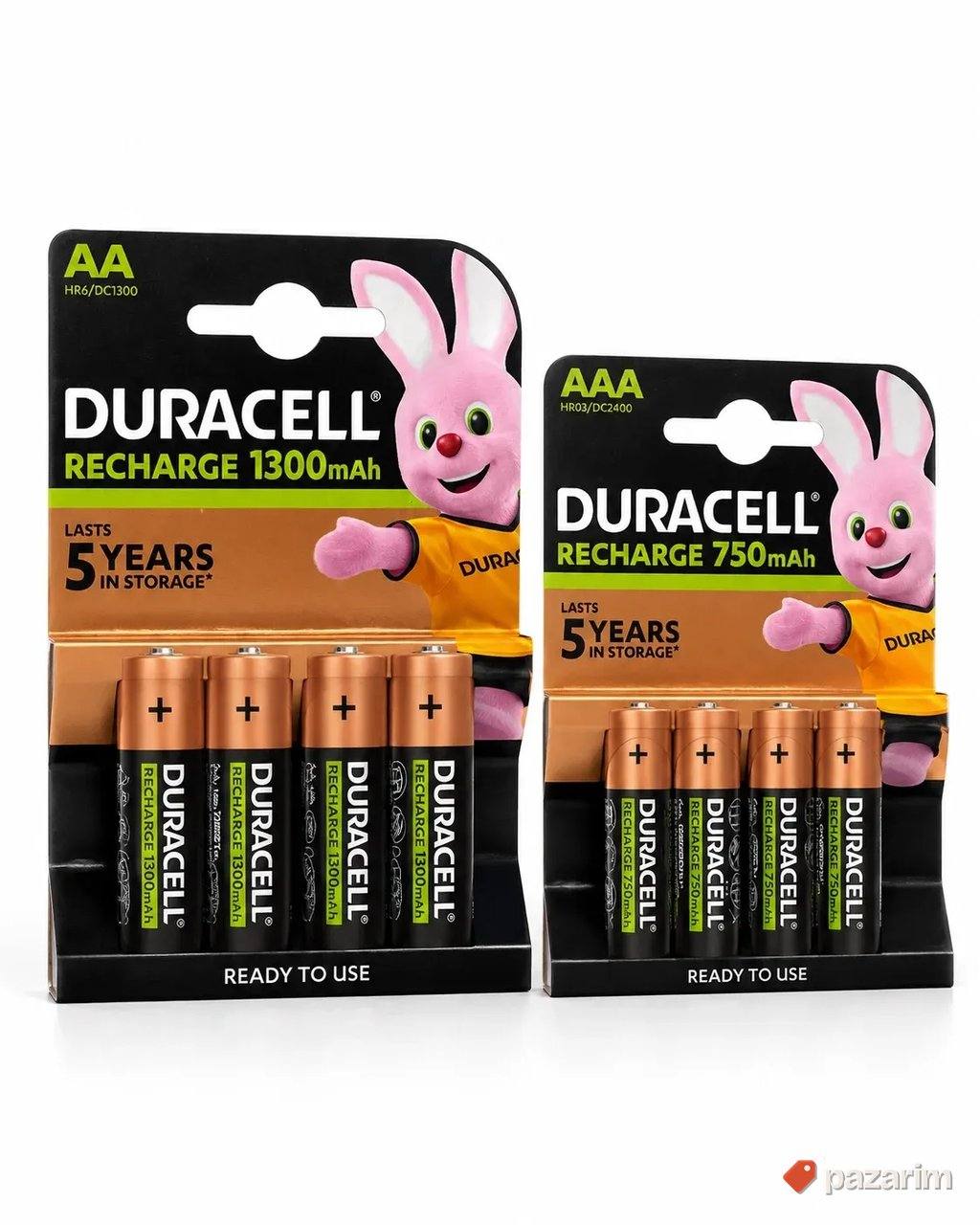 Duracell punjive baterije AA 1300mAh i AAA 750mAh 1