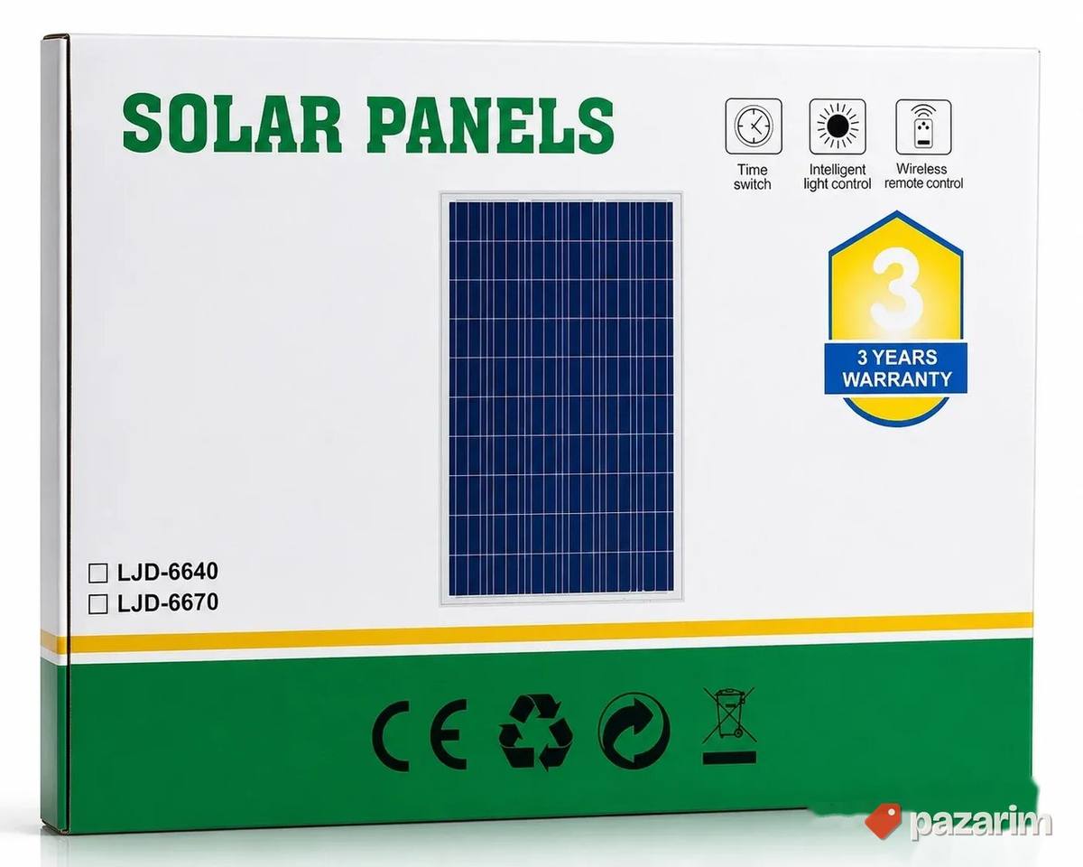 Solarni panel sa daljinskim upravljačem – LJD-6640 / LJD-667 1