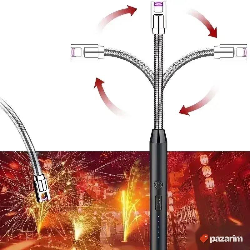 Elektronski upaljač sa savitljivim vratom – USB punjenje 5